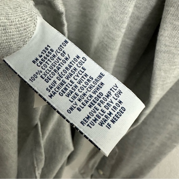 2/$20 Polo by Ralph Lauren Men's Knit Gray Shirt Size M - Picture 5 of 6